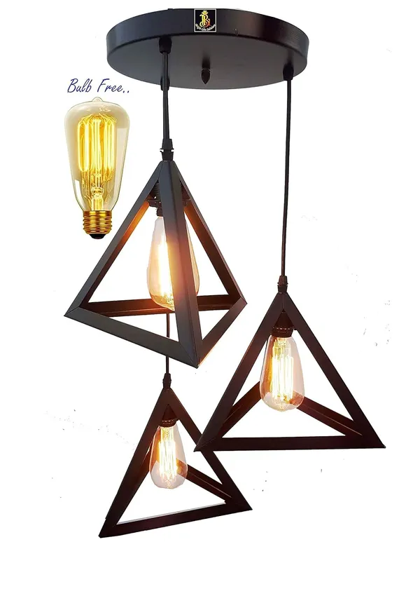 Avior_Black_60W_3_Lights_Triangle_Cluster_Hanging_Chandelier_With_E27_Bulbs_(Metal)
