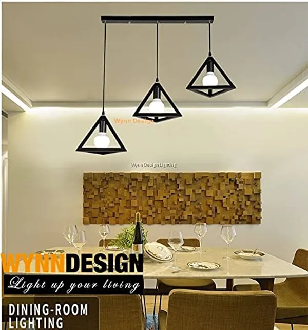 Avior_Black_Triangle_Chandelier_Hanging_Pendant_Light_With_Bulb_For_Kitchen_And_Bedroom_(Square,_8Watts,_Metal)