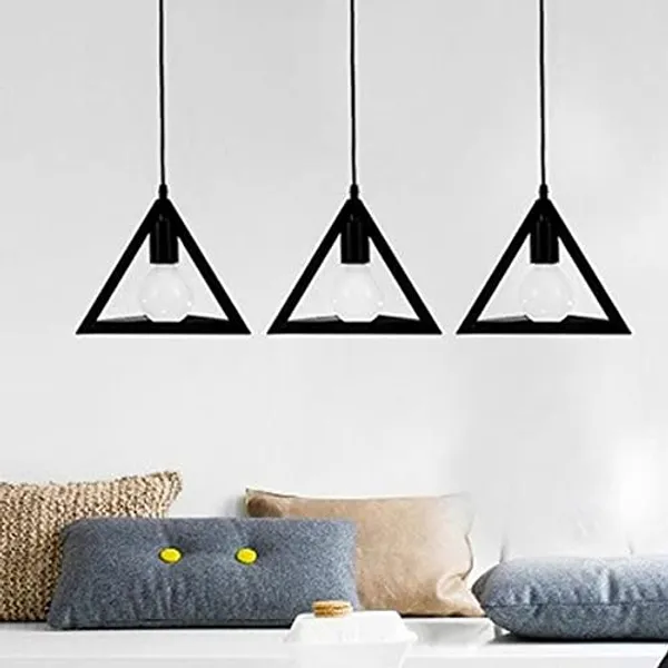 Avior_Black_Triangle_Chandelier_Hanging_Pendant_Light_With_Bulb_For_Kitchen_And_Bedroom_(Square,_8Watts,_Metal)