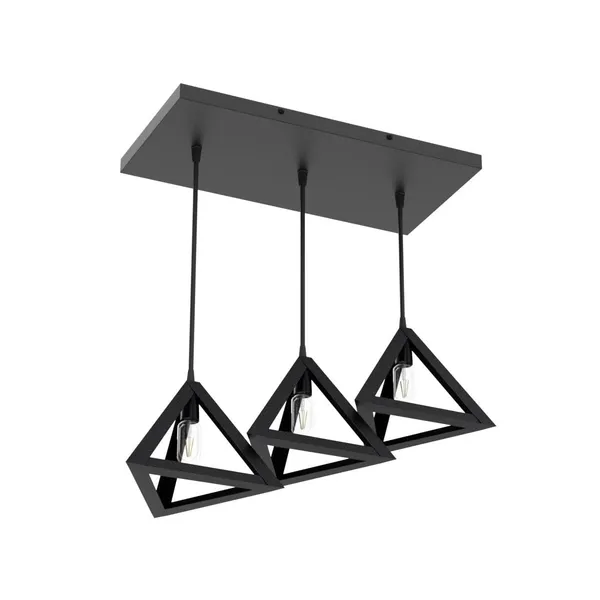 Avior_Black_Triangle_Chandelier_Hanging_Pendant_Light_With_Bulb_For_Kitchen_And_Bedroom_(Square,_8Watts,_Metal)