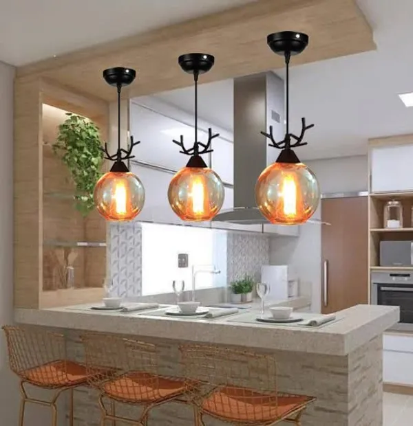 Avior_Brown_Luster_Glass_Deer_Shape_Hanging_Light_For_Bedroom,_Pendant_Lamp_For_Living_Room_And_Restaurants_Lights_(Pack_Of_3)