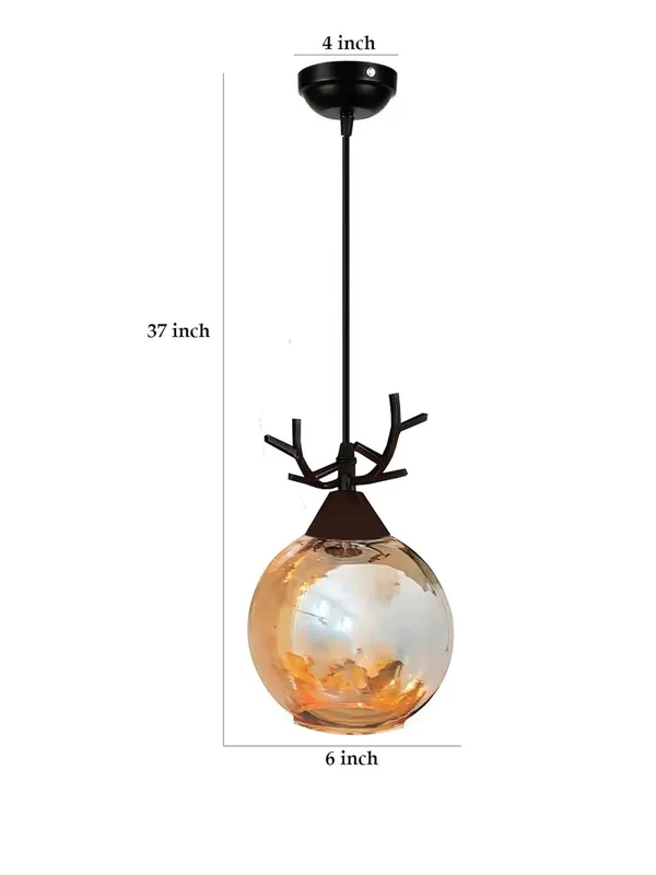 Avior_Brown_Luster_Glass_Deer_Shape_Hanging_Light_For_Bedroom,_Pendant_Lamp_For_Living_Room_And_Restaurants_Lights_(Pack_Of_3)