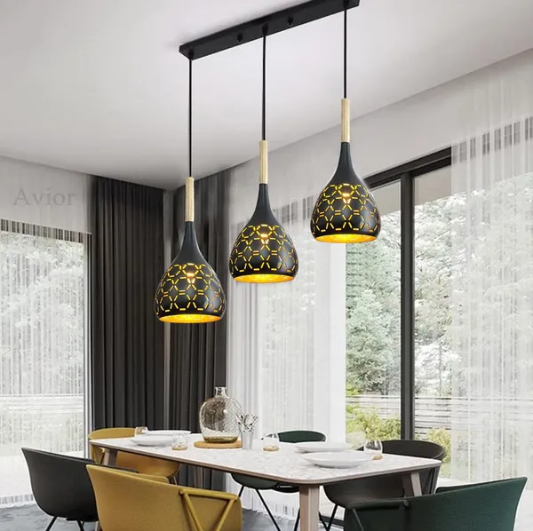 Avior_Black_&_Beige_Hexagon_Cutting_Hanging_Light_For_Ceiling,_Living_Room_Hanging_Lamps_For_Bedroom,_Restaurants,_Cafe_(Linear)