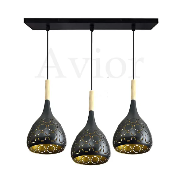 Avior_Black_&_Beige_Hexagon_Cutting_Hanging_Light_For_Ceiling,_Living_Room_Hanging_Lamps_For_Bedroom,_Restaurants,_Cafe_(Linear)