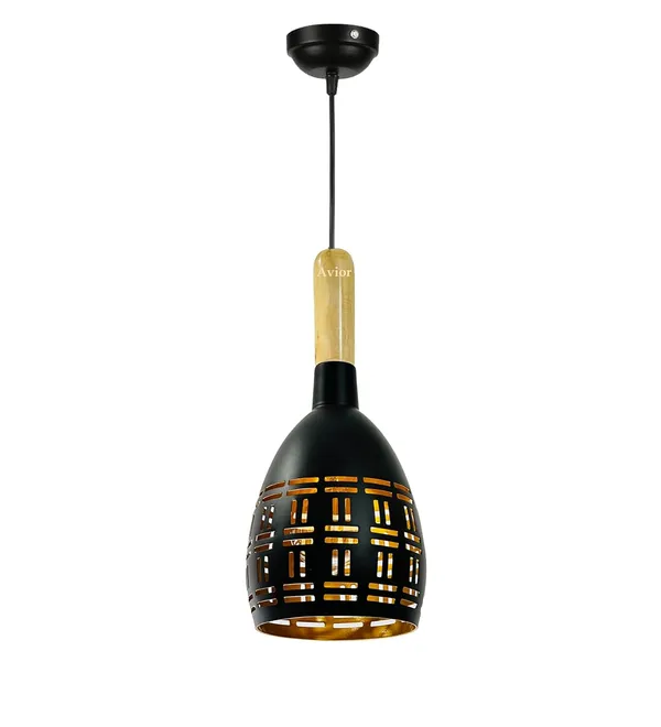 Avior_Black_&_Beige_Aluminium_Ceiling_Hanging_Light_For_Living_Room,_Kitchen_Island_Hanging_Lamps_For_Bedroom,_Restaurants_Lamps_And_Cafe_(Pack_Of_1)