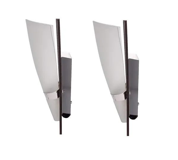 Avior_Brown_Round_Wall_Led_Lamp,_(Glass)