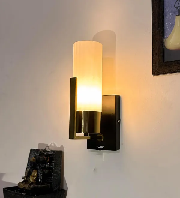 Avior_Gold_And_Frosted_White_Wall_Lamps_For_Bedroom,_Living_Room,_Kitchen,_Offices,_Gallery,_Offices_Wall_Lights_And_Cafe_Wall_Lights