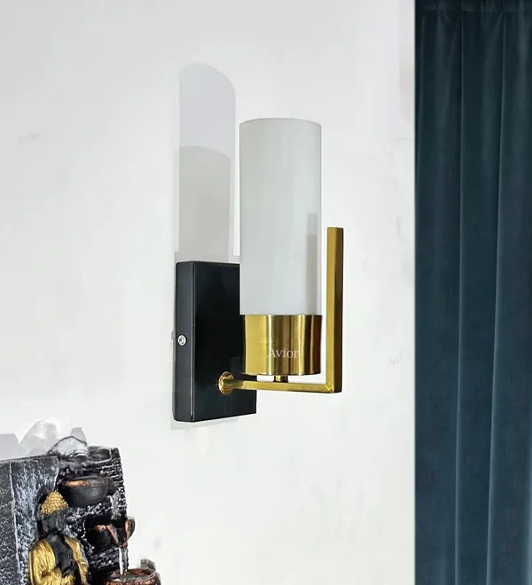 Avior_Gold_And_Frosted_White_Wall_Lamps_For_Bedroom,_Living_Room,_Kitchen,_Offices,_Gallery,_Offices_Wall_Lights_And_Cafe_Wall_Lights