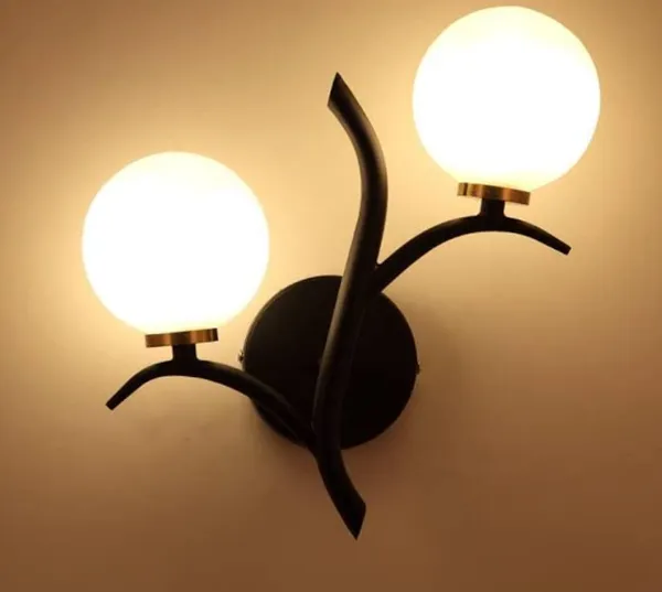 Avior_Black_Frosted_Glass_Wall_Light_Lamp_For_Bedroom,_Balcony,_Living_Room,_Restaurant,_Office