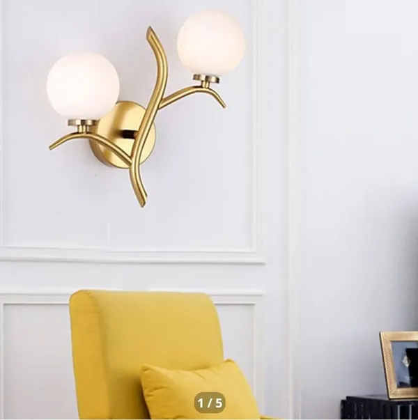 Avior_Gold_And_White_With_Frosted_Wall_Light_Lamp_For_Bedroom,_Balcony,_Living_Room,_Restaurant,_Office