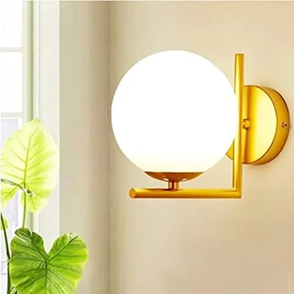 Avior_Golden_Globe_Glass_Golden_Base_Wall_Light_Fixture_For_Living_Room