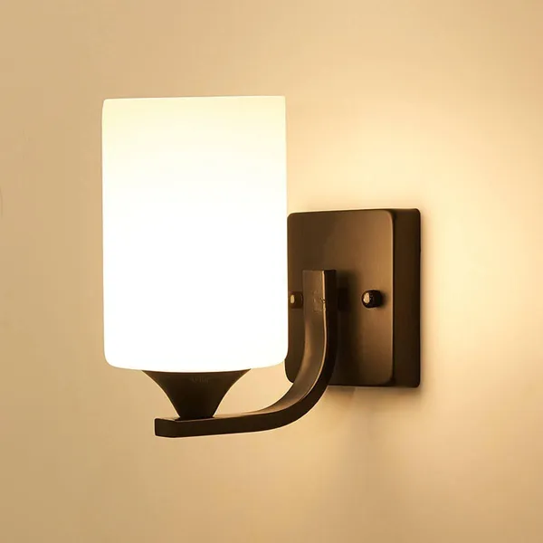 Avior_Black_One_Shade_Classic_Design_Wall_Lights_For_Living_Room,_Wall_Lamps_For_Bedroom_(Metal_Up_&_Down_Lighting,_One_Shade)