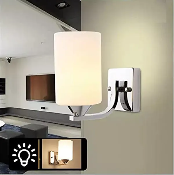 Avior_Silver_Wall_Light/_Wall_Lamp_For_Bedroom,_Living_Room,_Round,_14_Watts_(One_Shade)