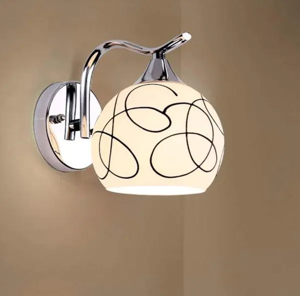 Avior_Wall_Lights_for_Home_Decoration,_Wall_Lamps_for_Living_Room_(White_12W_Round_Steel_Base,_Line_Frosted_Glass_)