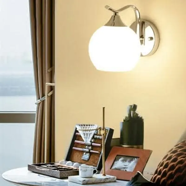Avior_White_And_Silver_Home_Decorative_Wall_Light,_Wall_Lamp_Fixtures_For_Living_Room,_Kitchen_&_Balcony