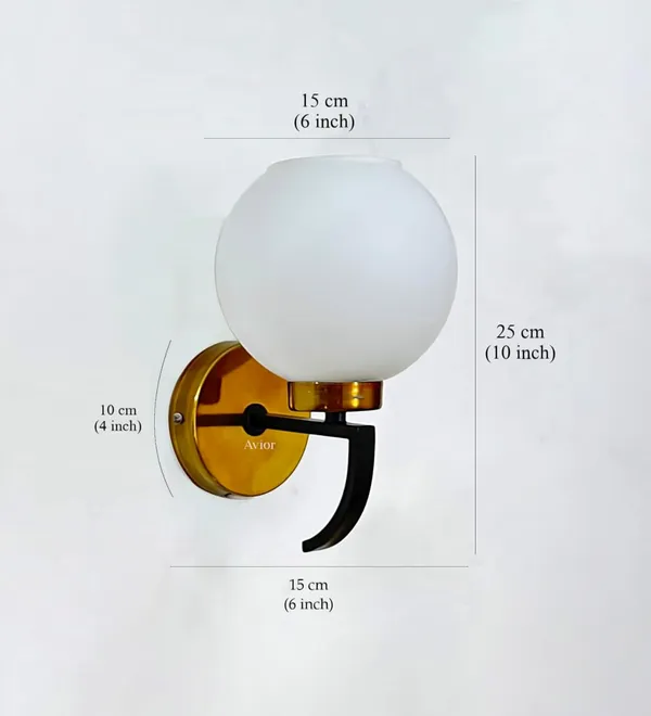 Avior_Gold_And_White_Frosted_Wall_Lamps_For_Bedroom,_Living_Room,_Restaurants_Wall_Lights,_Cafe_Lamps_And_Offices_Wall_Lamps