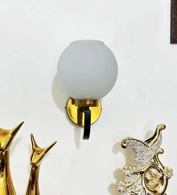 Avior_Gold_And_White_Frosted_Wall_Lamps_For_Bedroom,_Living_Room,_Restaurants_Wall_Lights,_Cafe_Lamps_And_Offices_Wall_Lamps