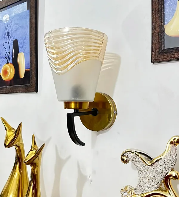 Avior_Gold_And_Frosted_White_Electroplating_Wall_Lamp_For_Bedroom,_Living_Room,_Restaurant_Decoration_Wall_Light,_Cafe_Lamps,_Offices_Wall_Lamps_And_For_Decoration