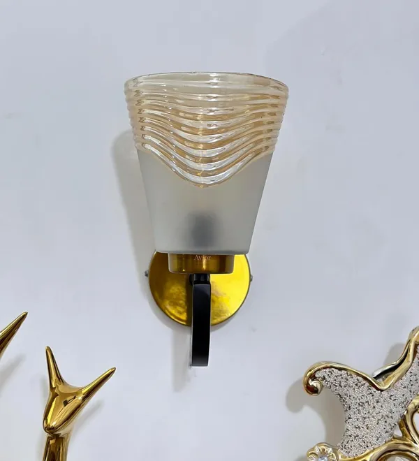 Avior_Gold_And_Frosted_White_Electroplating_Wall_Lamp_For_Bedroom,_Living_Room,_Restaurant_Decoration_Wall_Light,_Cafe_Lamps,_Offices_Wall_Lamps_And_For_Decoration