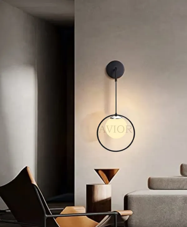 Avior_Black_&_White_Bedside_Wall_Lamp_Wall_Light_Fancy_Wall_Scones