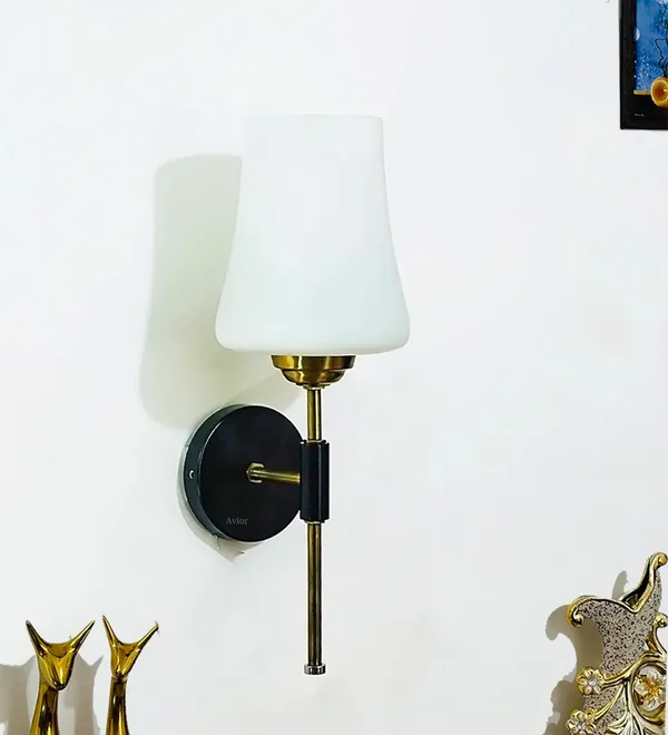 Avior_Gold_And_White_Wall_Lights_For_Bedroom,_Living_Room,_Kitchen,_Offices,_Restaurants,_Wall_Lamps_And_Cafe_Wall_Light