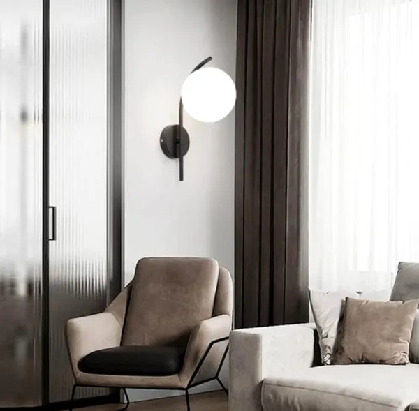 Avior_Black_And_White_Wall_Mount/_Wall_Light/_Down_Light_Lamp_For_Home_Decoration