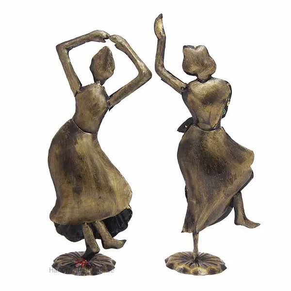 Multicolor_Bharatnatyam_Dancing_Couple_Showpiece,_17.75_Inch_(Set_Of_2)