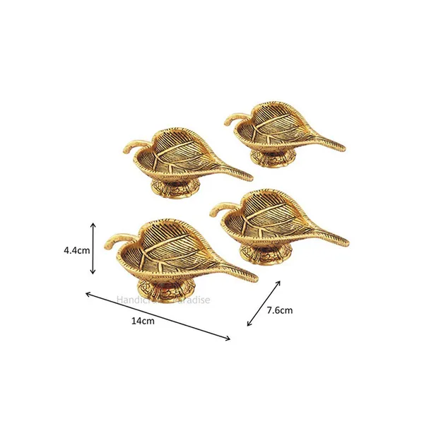 Golden_Metal_Diya_With_Intricate_Design_For_Home_Decor,_1.75_Inch_(_Set_Of_4)