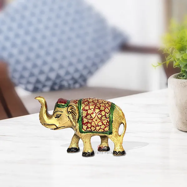 Golden_Metal_Elephant_Showpiece_For_Home_Decor,_3.25_Inch