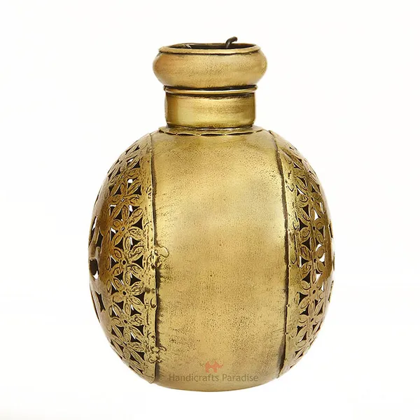 Golden_Kudi_Shape_Tealight_Holder_Cut_Work_Showpiece_,_8.5_Inch