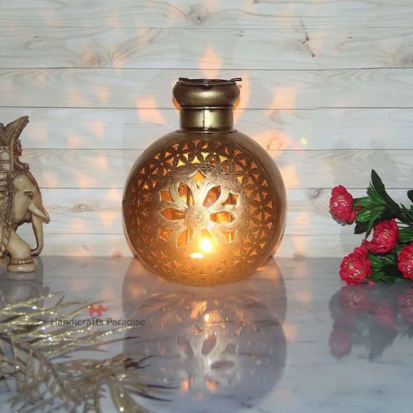 Golden_Kudi_Shape_Tealight_Holder_Cut_Work_Showpiece_,_8.5_Inch