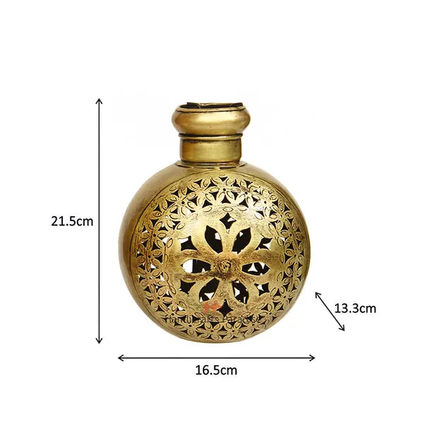 Golden_Kudi_Shape_Tealight_Holder_Cut_Work_Showpiece_,_8.5_Inch