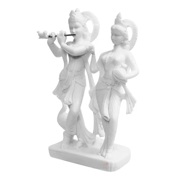 White_Marble_Carved_In_Radha_Krishan_Figurine