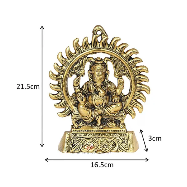 Golden_Lord_Ganesh_With_A_Divine_Halo_Showpiece,_8.5_Inch