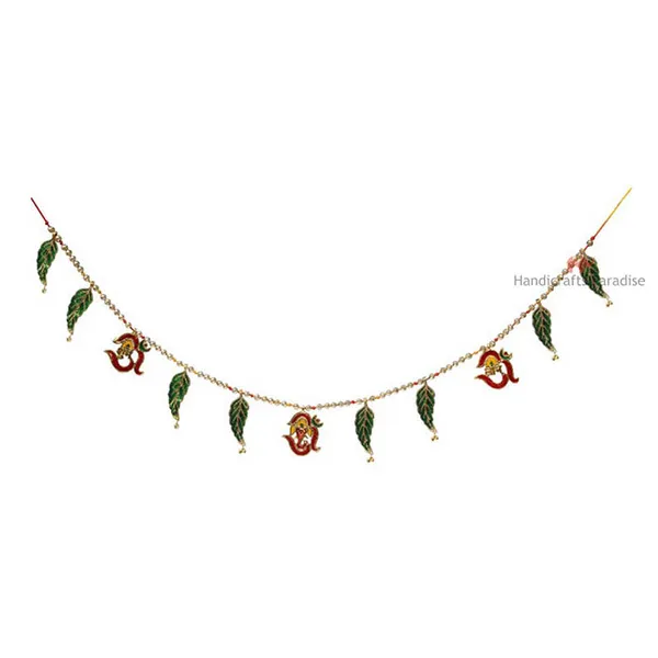 Multicolor_Door_Bandhanwar_With_Om_Shaped_Motiff