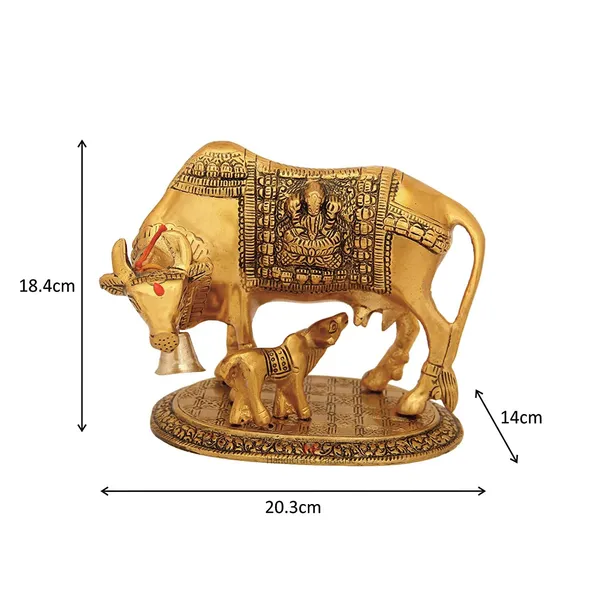 Golden_Cow_And_Baby_Metal_Showpiece_For_Home_Decor