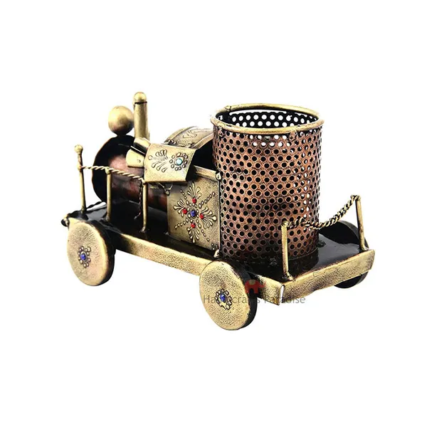 Rust_Golden_Engine_Shape_Penstand_In_Iron