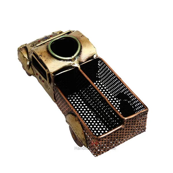 Rust_Golden_Truck_Pen_Stand_And_Mobile_Holder_-_9.5_Inches