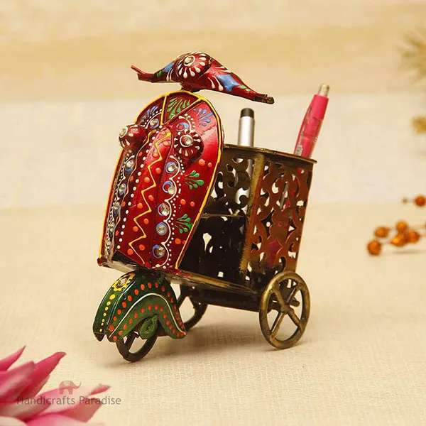 Red_Iron_Scooter_Pen_Holder_Showpiece_For_Home_Decor,_7_Inch