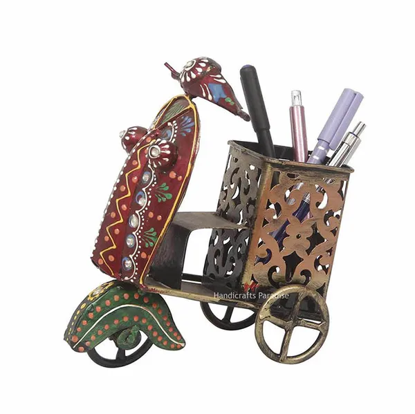 Red_Iron_Scooter_Pen_Holder_Showpiece_For_Home_Decor,_7_Inch
