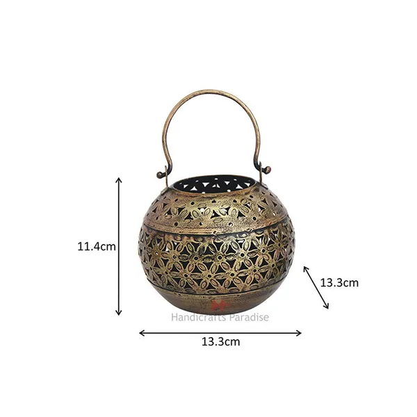 Rusty_Golden_Cut_Work_Tea_Light_With_Handle_,_5.25_Inches
