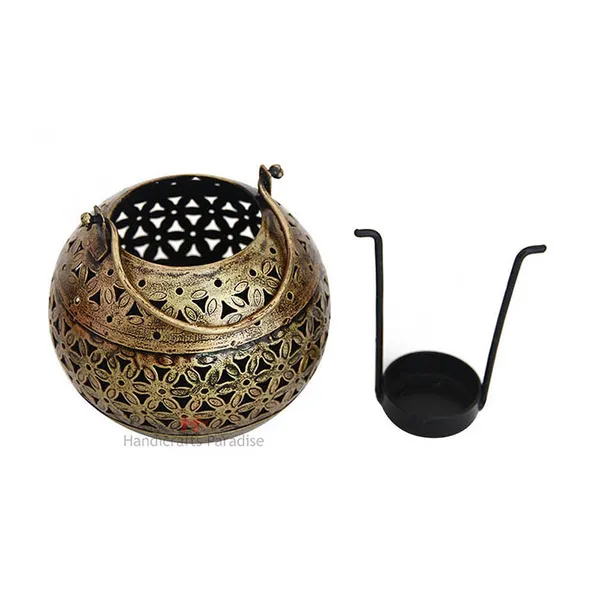 Rusty_Golden_Cut_Work_Tea_Light_With_Handle_,_5.25_Inches
