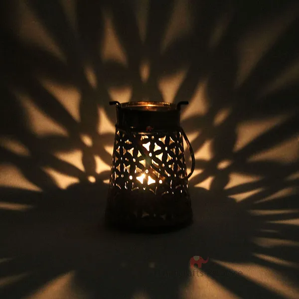 Rusty_Golden_Cut_Work_Lantern_Tea_Light_With_Handle_,_5_Inches