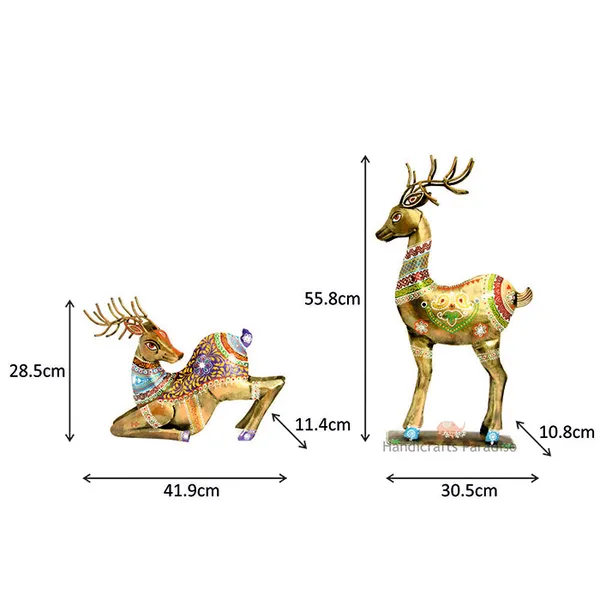 Golden_Iron_Deer_Showpiece_For_Home_Decor,_22_Inch_(Set_Of_2Pc)