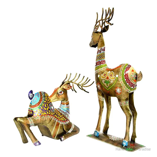 Golden_Iron_Deer_Showpiece_For_Home_Decor,_22_Inch_(Set_Of_2Pc)