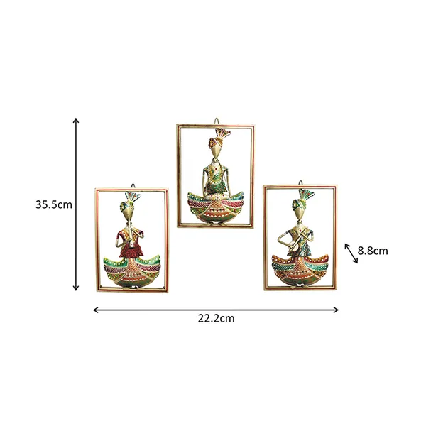 Multicolor_Iron_Tribal_Rajasthani_Musical_Showpiece,_14_Inch,_Set_Of_3_Pc