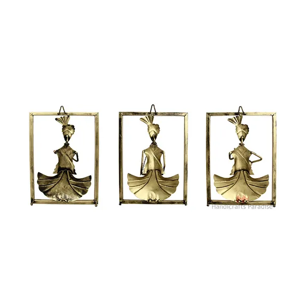 Multicolor_Iron_Tribal_Rajasthani_Musical_Showpiece,_14_Inch,_Set_Of_3_Pc