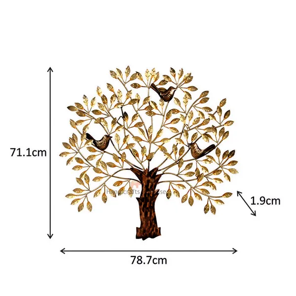Golden_Wrought_Iron_Decorative_Tree_Wall_Art,_28_Inch