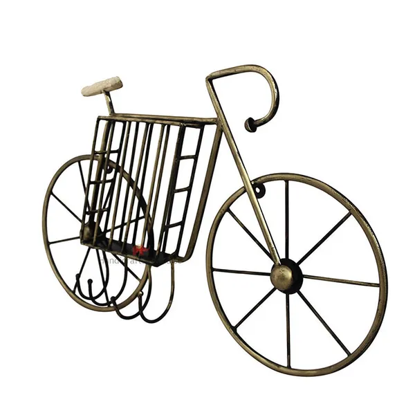 Rust_Golden_Decorative_Bicycle_Showpiece_Wall_Decor_In_Wrought_Iron,_24_Inch