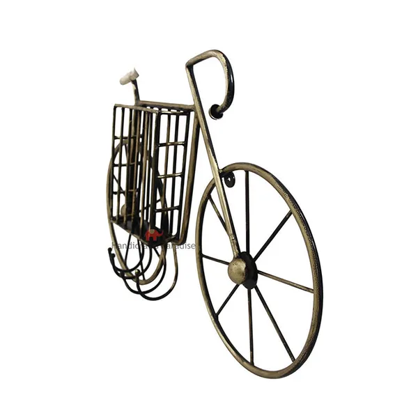 Rust_Golden_Decorative_Bicycle_Showpiece_Wall_Decor_In_Wrought_Iron,_24_Inch